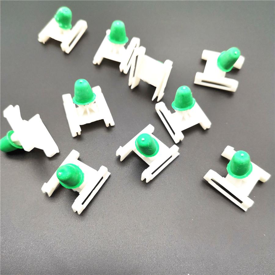10Pcs/lot Plastic Autos Moulding Clip Nylon Retainer Rubber Gromme For 3B0-853-576