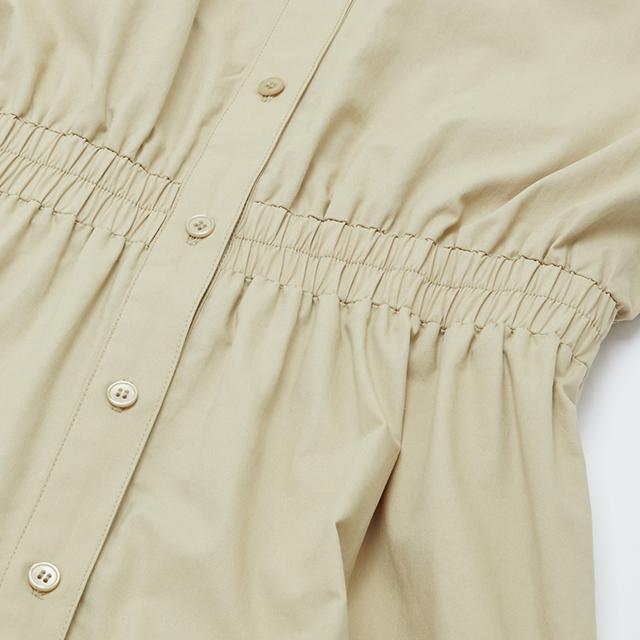 LAP Shirt-Style Long Tiered Dress Aq3Wo866