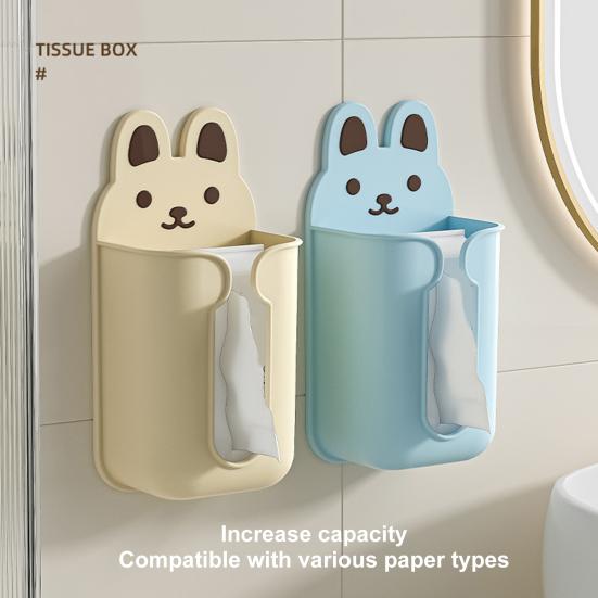 Tissue Organizer Reusable Kitchen Supplies Convenient Wall-Mounted Toilet Paper Dispenser Useful Store Lightweight