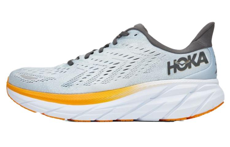 HOKA ONE ONE Clifton 8 Blue Fog Orange 1119393-BFPA 42