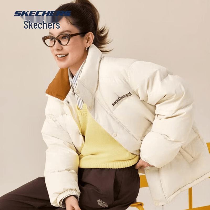 Унисекс свободная пуховая куртка Skechers XXL