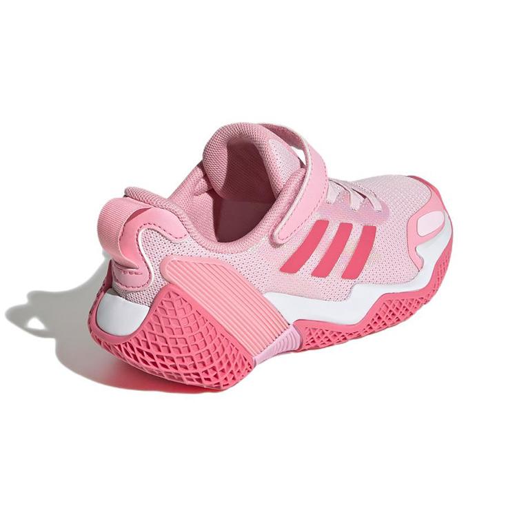 adidas 4Uture Rnr El K Comfortable Abrasion Resistant Low Top Running Shoes Pink Kids' GV7876