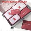 6 Stück/Set Aufbewahrungs-Organizer für Koffer Reisekoffer Packset Koffer Gepäck Kleidung BH Schuh Ordnungstasche Beutel Hohe Qualität