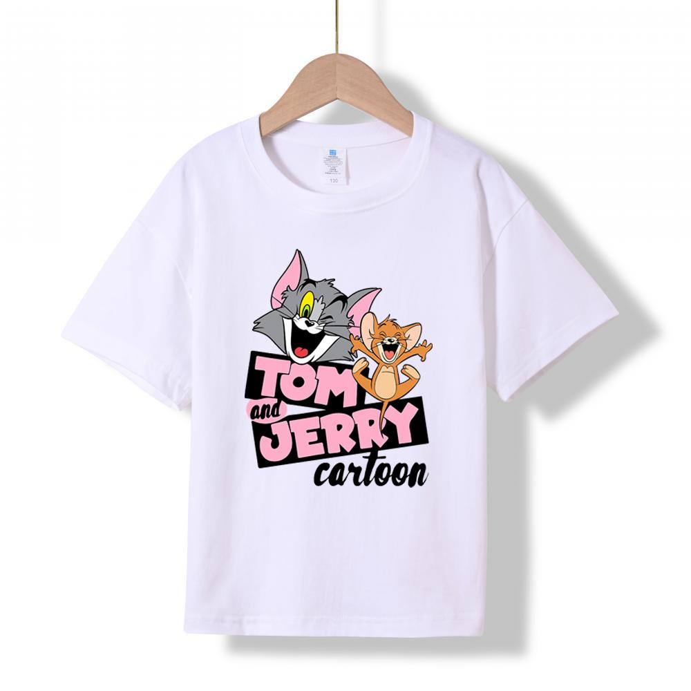 XH27 MINISO 2026 Summer New Printed Cotton Round Neck T-shirt for Children Aged 1-16, Boys and Girls