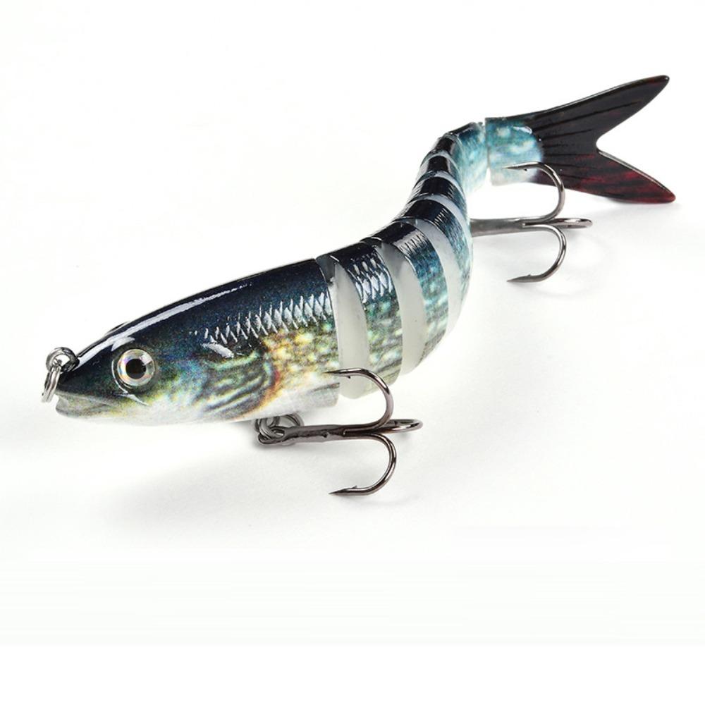 8 Segments 10cm Sinking Wobblers Vibrating Jointed Crankbait Prmeium Hard Vibrating Lures  Trolling