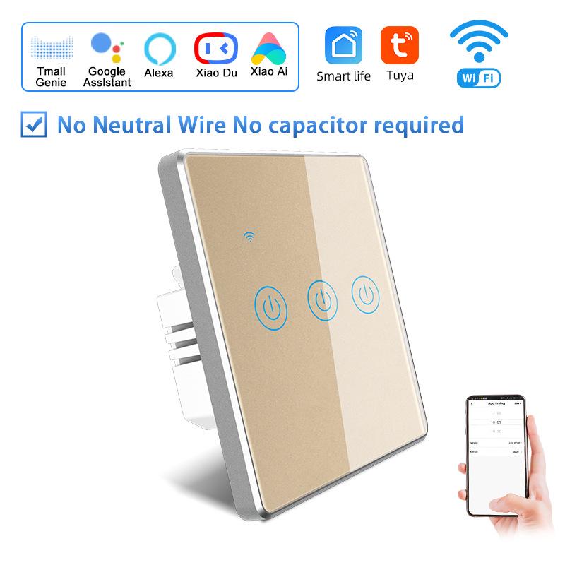 Graffiti EU Smart WiFi Touch Switch with Alexa Voice Control