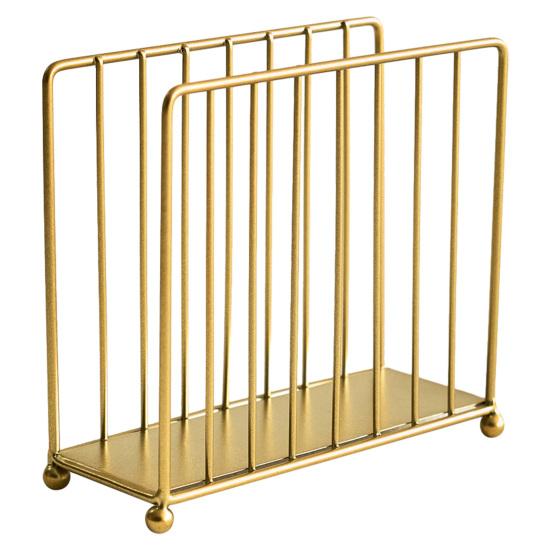 

Napkin Holder for Table Iron Wire Standing Napkin Dispenser for Kitchen Dining Table Restaurant Farmhouse Decor золотистий