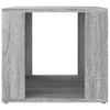Nightstand Sonoma Grey 41x40x36 cm Engineered Wood