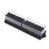 1pcs 12 Way Fuse Box DC 12V 24V 32V 40A Tampa de plástico Caixa de fusíveis de carro Suporte de bloco de lâmina com 10 fusíveis para Auto Boat Marine Trike