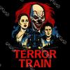Terror Train Graphic Art Print T-Shirt | Slasher Horror Movie Poster