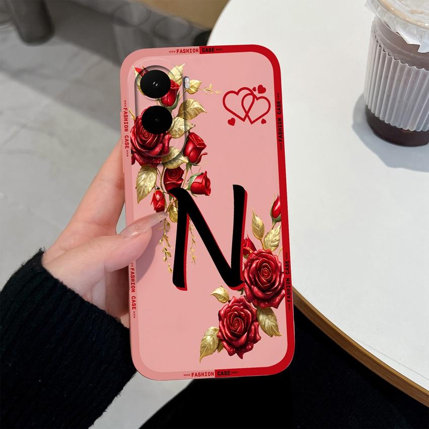 Casing For Xiaomi Poco M7 M6 M5 M4 M3 M2 Pro M5s Phone Case Fashion Letters Patterns Square Soft Matte Silicone Shockproof Back Cover For Xiaomi Shell