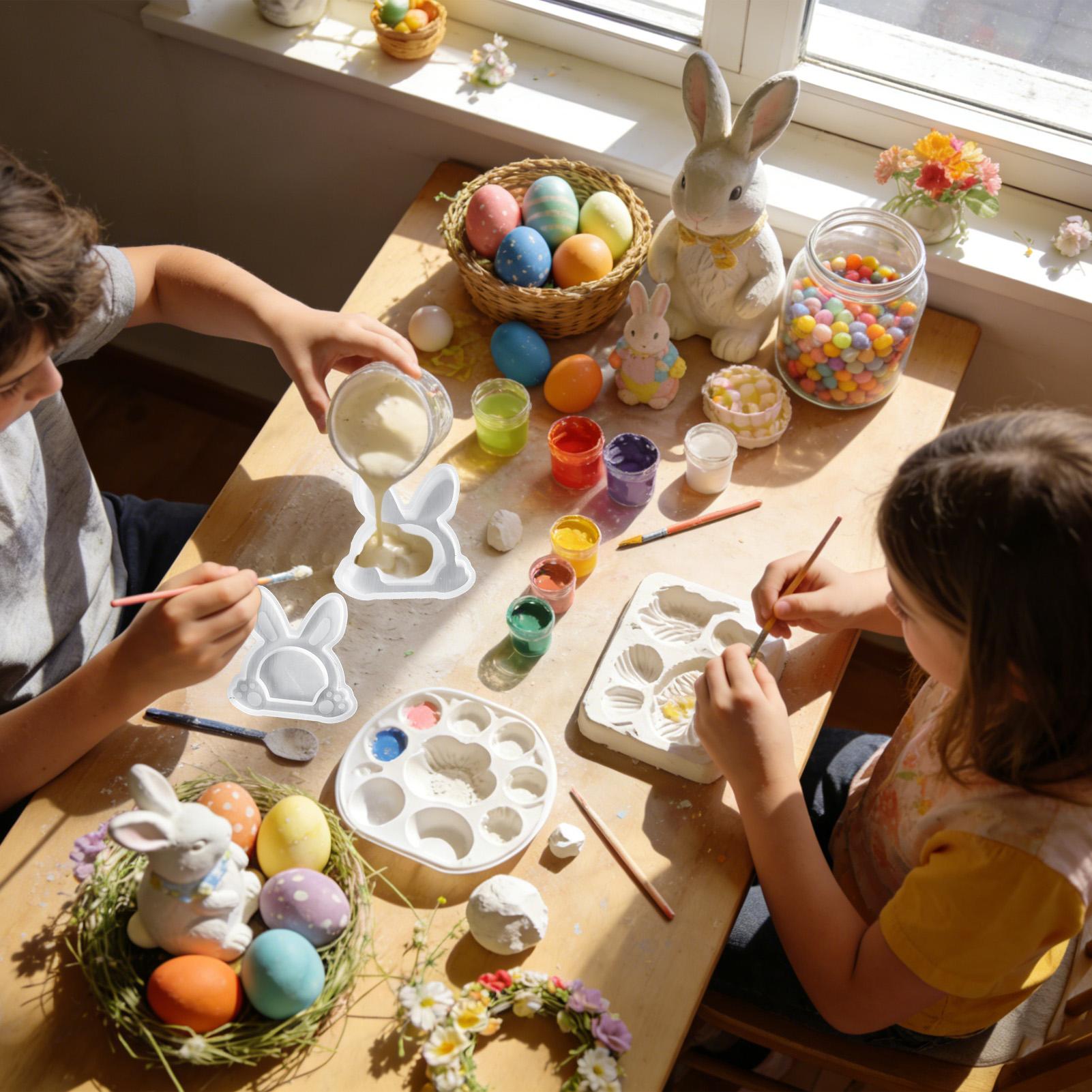 

Easter Bunny Mold Rabbit Casting Mould Decoration Rabbit Mold For Spring Holiday Home Decoration Arts Crafts Gypsum Concrete China Mainland