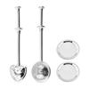 Stainless Steel Handle Press Tea Infuser & Strainer