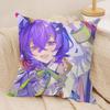 EEnsemble Stars anime Cushion Cover Silky Short Plush Invisible Zipper Dustproof Sofa Pillow Case for Home Decor