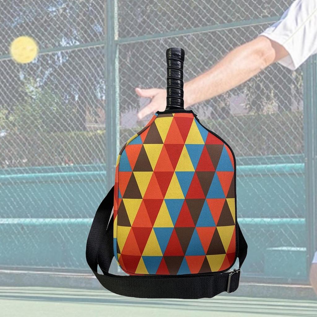 Neoprene Paddle Cover Pickleball Racket Cover for Indoor Outdoor Practice