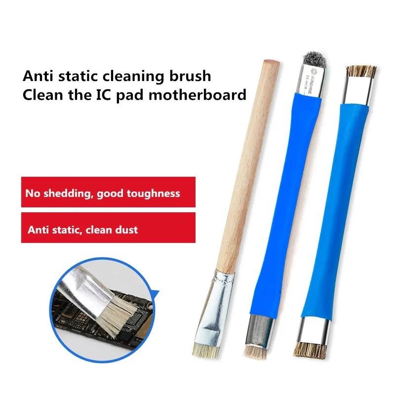 Hard Brushing Brush for Mobile Motherboard Repair IC Pad Cleaning Brush Hard Brushing Brush Welding Oil Cleaning Brush