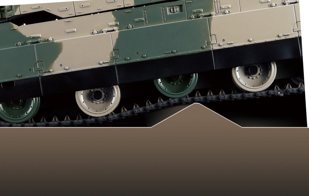 MBT Ground Force Type 10 Tank 1/24 Sebeobrana