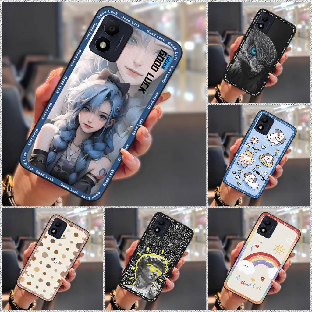 Cover Cute Phone Case For Alcatel 1B 2022 Soft Case TPU Anti-knock Silicone Fashion Design Protective Back Cover Durable