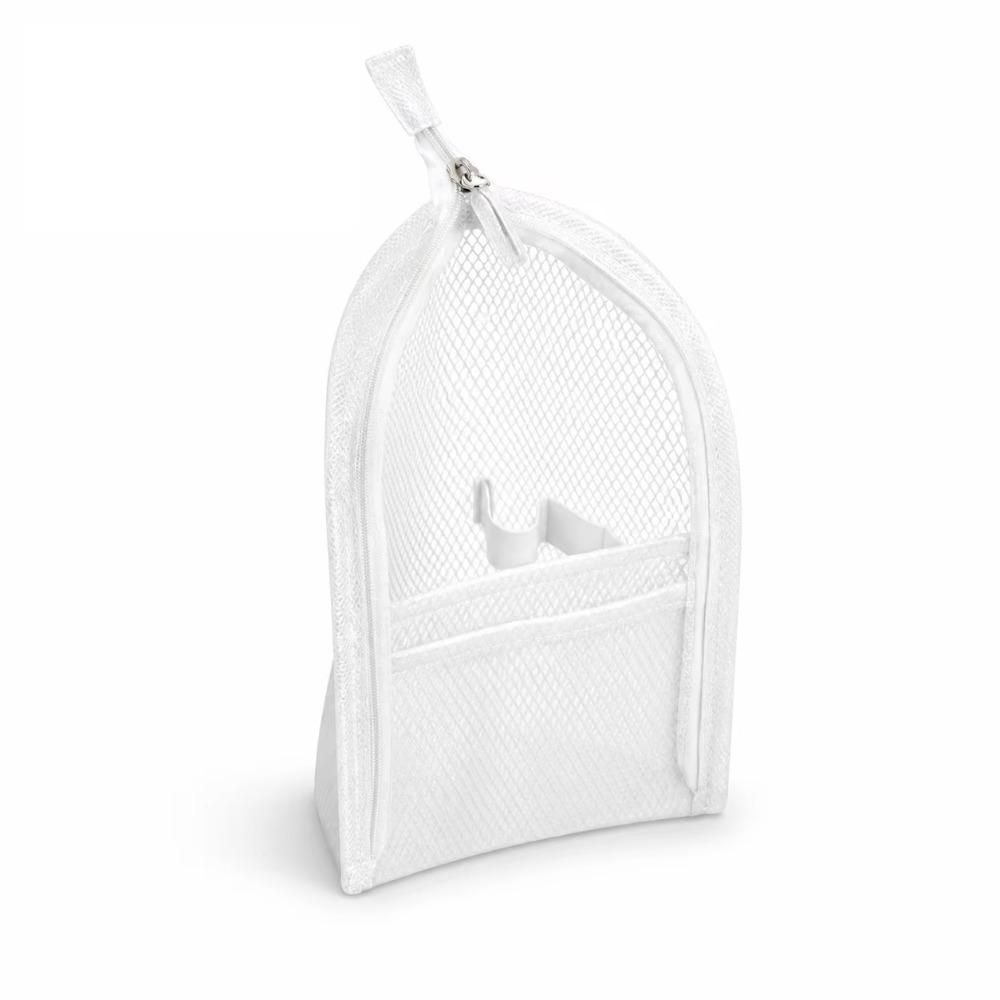 Waterproof EVA Mesh Toiletry Bag Clear Mesh Vertical Toothbrush Holders Travel