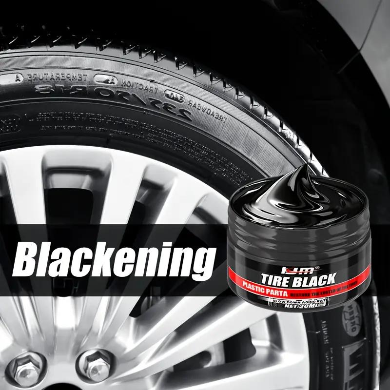 Tire and Plastic Restoration Wax - Adds Deep Shine To Tires and Faded Trim,suitable for Car Bumpers,rubber Seals,door Panels