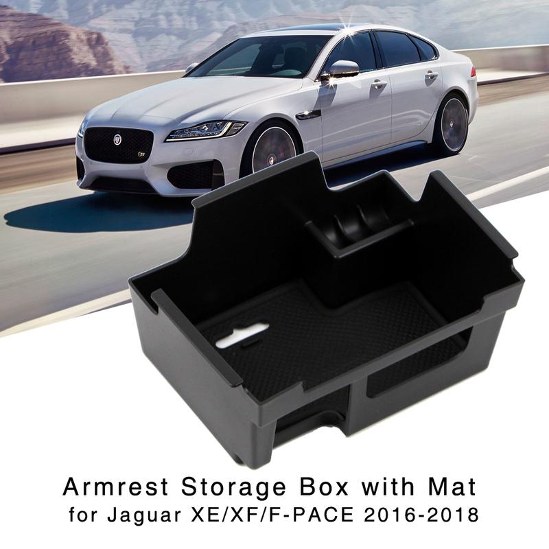 Opbergbak voor Armsteun voor Jaguar XE / XF 2016- F-Pace 2016- Organizerbakje voor Handschoenenkastje Centrale Console