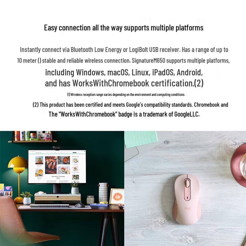 Logitech M650 Wireless Bluetooth Mouse