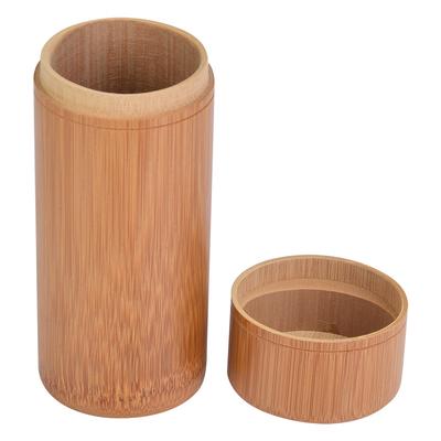 Tragbare Bambus Tee Glas Lagerung Halter Container Box (M)