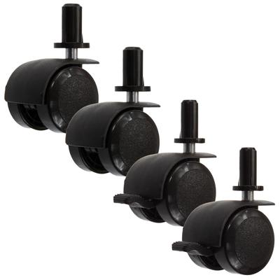 Kinderbetträder - schwarzes Set à 4 Stück