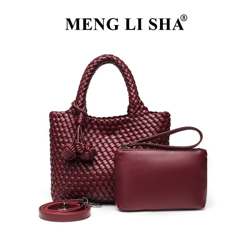 New Handwoven Largecapacity Mother and Child Bags, Women's Commuter Fashion Trend, Shoulder Crossbody Handbag