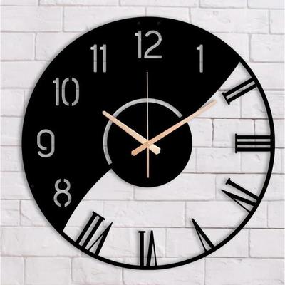 Metal Analog Wall Clock for Living Room, Bedroom, Office, Kitchen, Home and Hall  (Size 40CM)