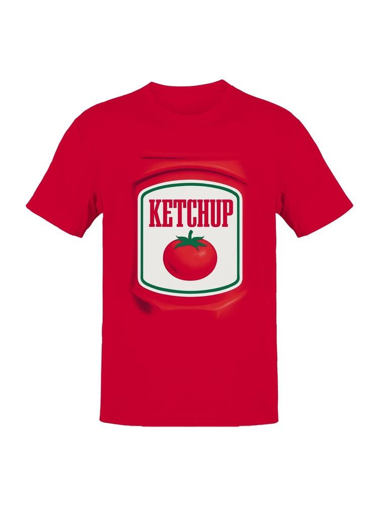 Ketchup Label with Tomato Men's T-shirt Unisex T-Shirt