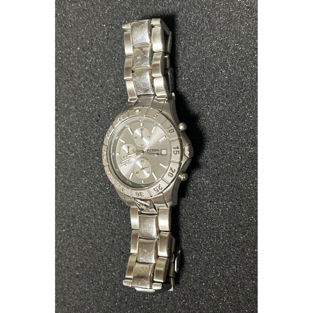 Used FOSSIL Blue CH-2331 Chronograph Wristwatch/Unknown operation