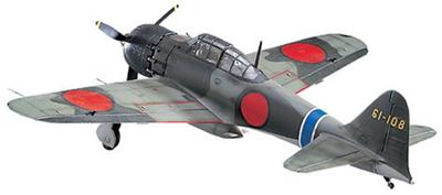 Hasegawa Mitsubishi A6M5 Zero Type 52 Carrier Fighter 1/48 #JT23