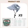 Breathable And Comfortable Dog Baseball Cap with Ear Holes Adjustable Visor, Ideal for The Beach