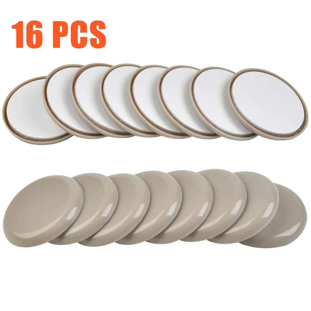 16Pcs Furniture Sliders Self-adhesive Table And Chair Foot Pads Silent Furniture Moving Slider Pads For Heavy Duty Furniture