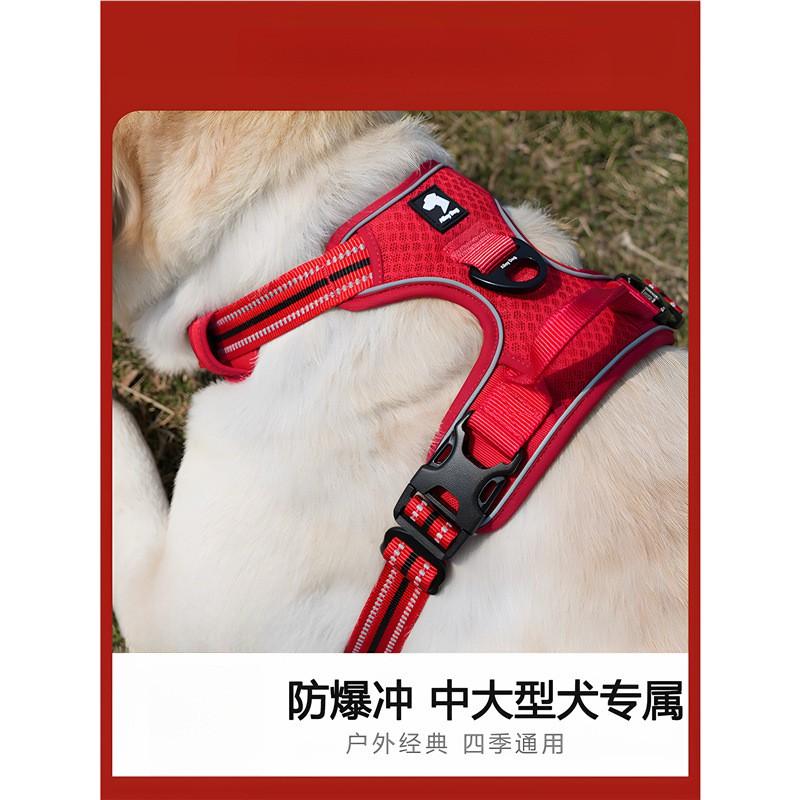 Adjustable Harness Vest With Leash Small Medium Large Dogs Anti-Pull Chest Strap Walking Control