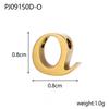 CARLIDANA Stainless Steel Gold PVD Plated DIY Lower Case 7mm Letter Alphabet Initial Charm Pendant Accessories Jewelry Fitting