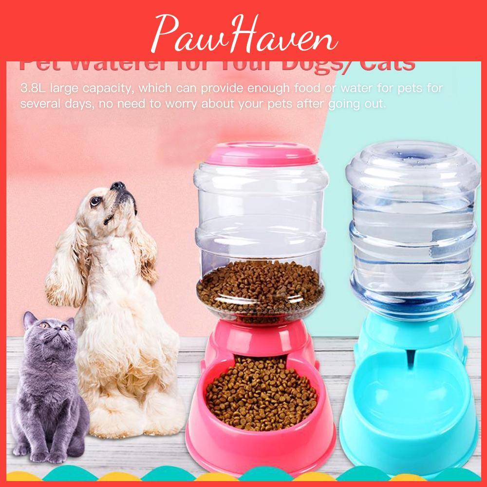 Water Pet Automatic Food Dispenser 35l Large Capacity Selfdispensing Gravity Pet Feeder Waterer