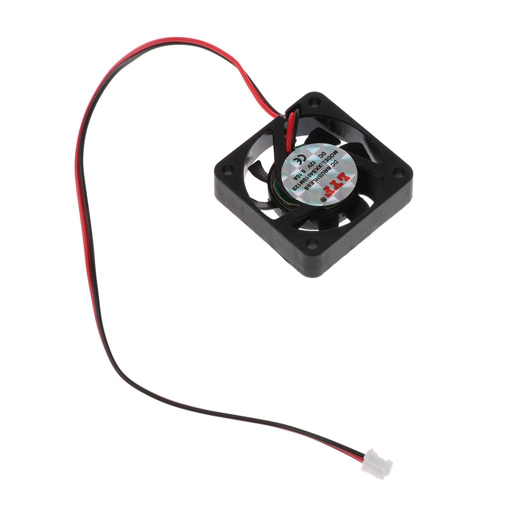 Mini 40mmx40mmx10mm for DC 12V 2Pin Brushless Cooler 9-Blade Cooling Fan 4010 with 10cm Cable For VGA Video Graphics