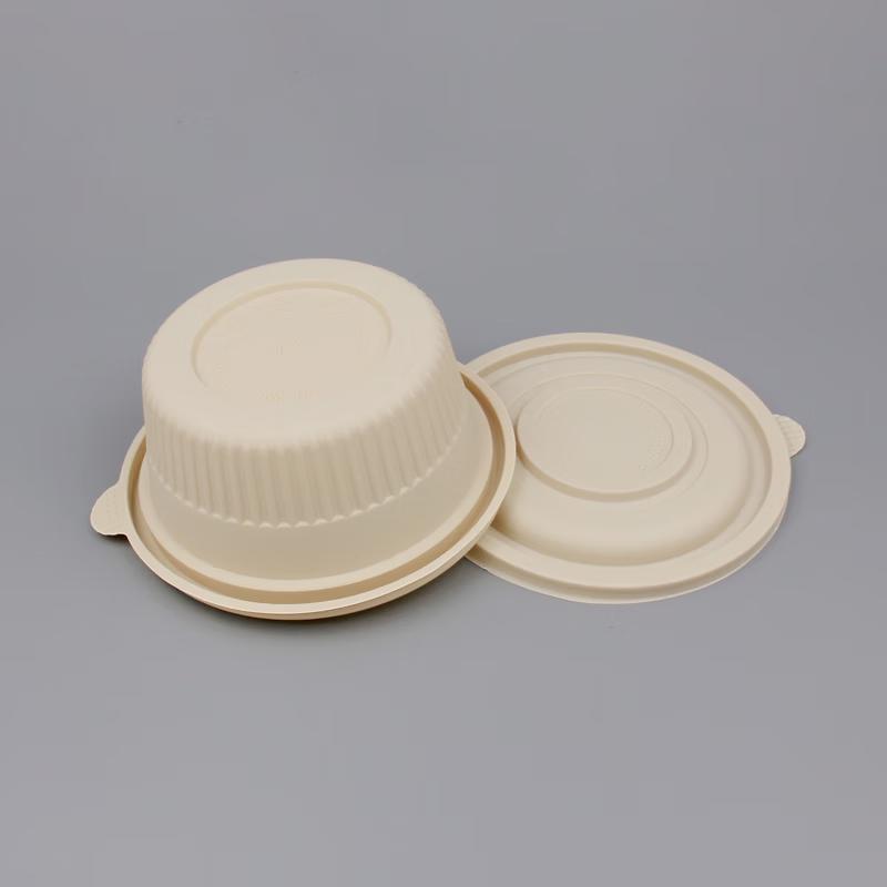 Biodegradable Corn Starch Bowls with Lids