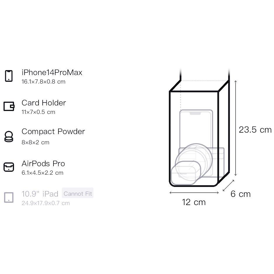 Lululemon Water Bottle 2L Simple Daily Crossbody Bag With Front Pocket Unisex Bags Rocky-Orange LU9CBXS-1