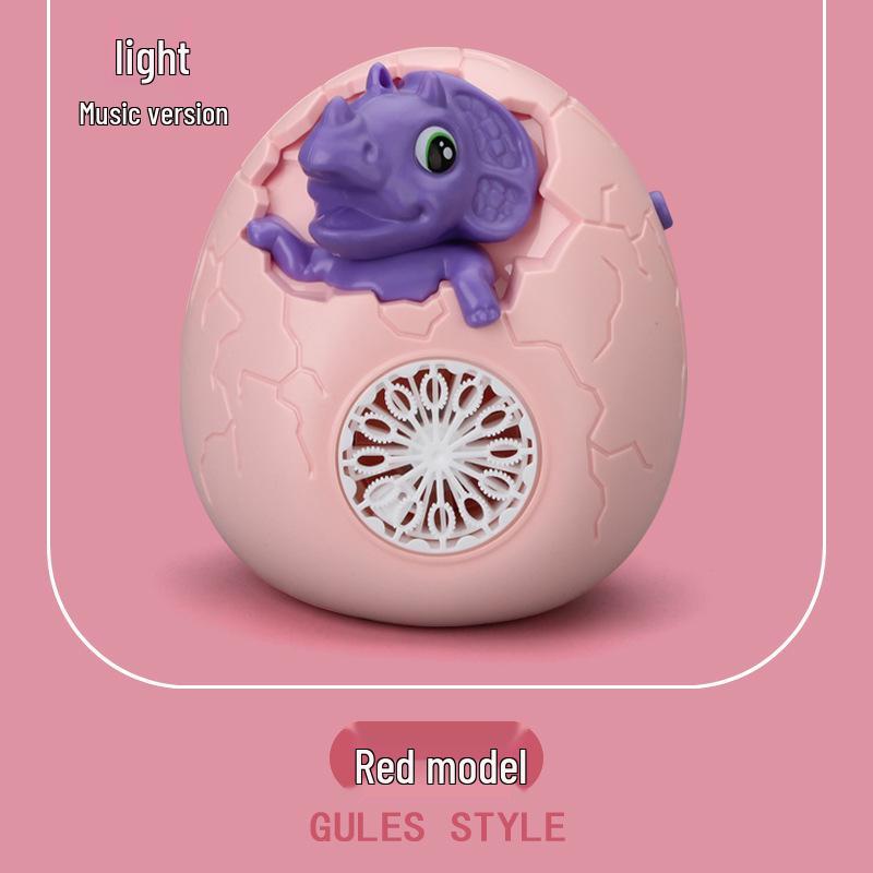 2024 Leakproof Handheld Dinosaur Egg Bubble Blower for Kids