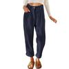 Women's High Waist Corduroy Straight-Leg Pants - Solid Color, European & American Style, Autumn 2025 Collection
