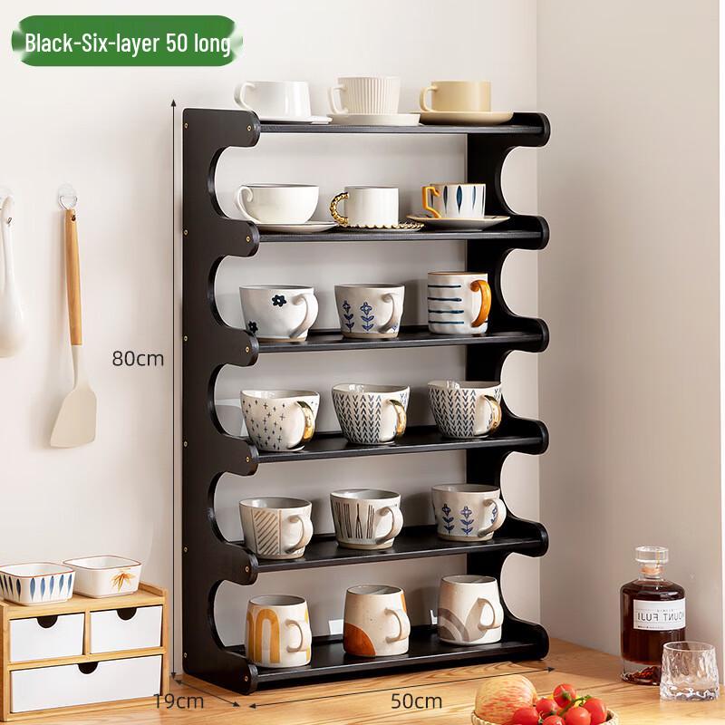 Bamboo Multi-tier Countertop Cup Holder