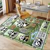 1PC Panda Life Non-Slip Floor Carpet, Office, Family, Bedroom, Studio - Large Area Rug, Vibrant Colors, Longlasting Material-C0471