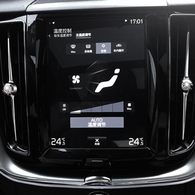 For Volvo XC60 Xc90 XC40 S90 V90 Interior Modification Center Control Air Outlet Diamond Decorative Frame