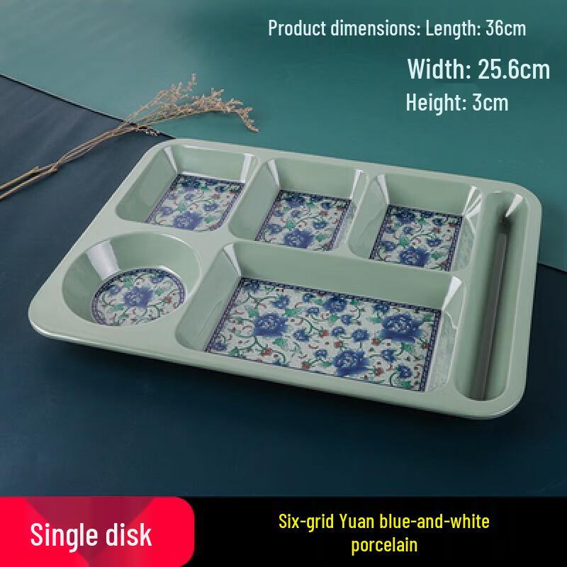 Melamine Divided Rectangular Tray