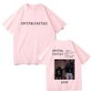 Crystal Castles Doppelseitig Bedruckte T-Shirts Unisex Wounisex Hip Hop Rock Übergroße T-Shirts Herren Gothic T-Shirt Unisexs Vintage T-Shirt B