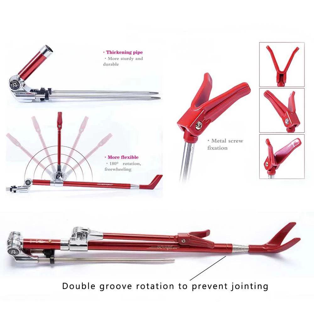 2.3 Meter Telescopic High-strength Fishing Bracket Fishing Rods Holder Fishing Pole Holder Hand Rod