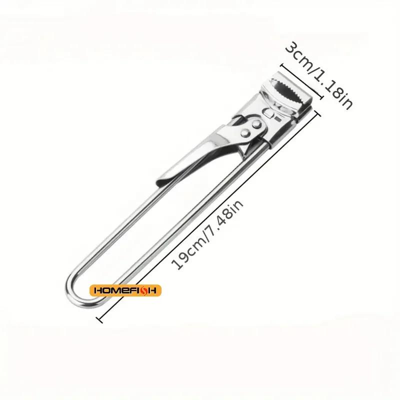 Adjustable Multi-Function Bottle Opener Stainless Steel Lids Off Jar Opener Labor-Saving Screw Can Opener For Kitchen Tools